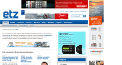 Desktop Screenshot of etz.de